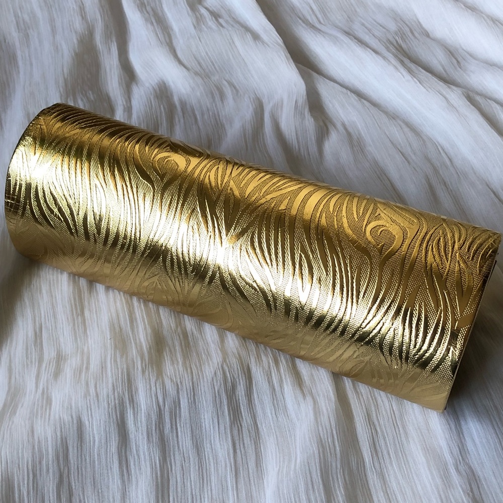 Gold Clutch Evening Bag - Picture 2 of 4